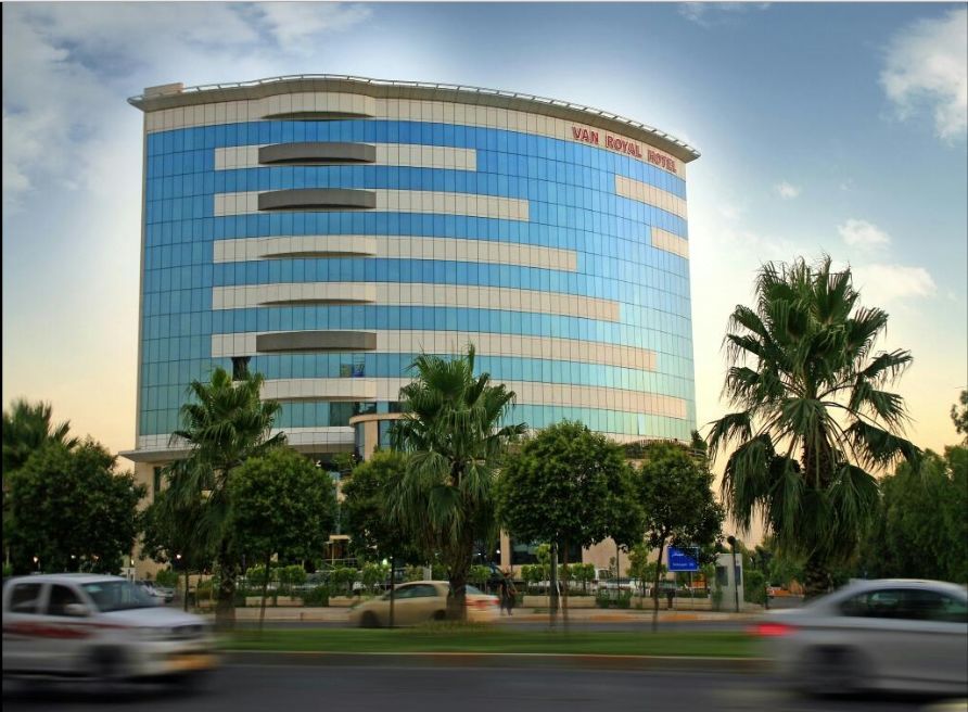 Van Royal Hotel Erbil Buitenkant foto